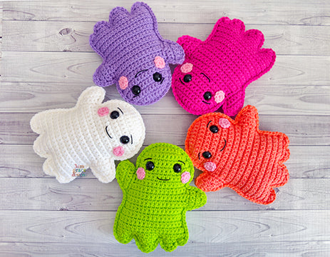 Mini Ghost Kawaii Cuddler® Crochet Pattern