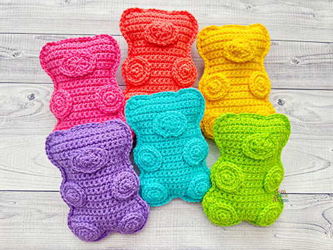Mini Gummy Bear Kawaii Cuddler® Crochet Pattern