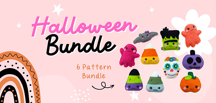 Mini Halloween Kawaii Cuddler® Crochet Pattern BUNDLE