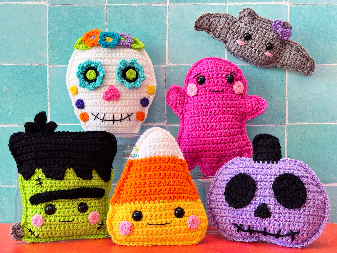 Mini Halloween Kawaii Cuddler® Crochet Pattern BUNDLE