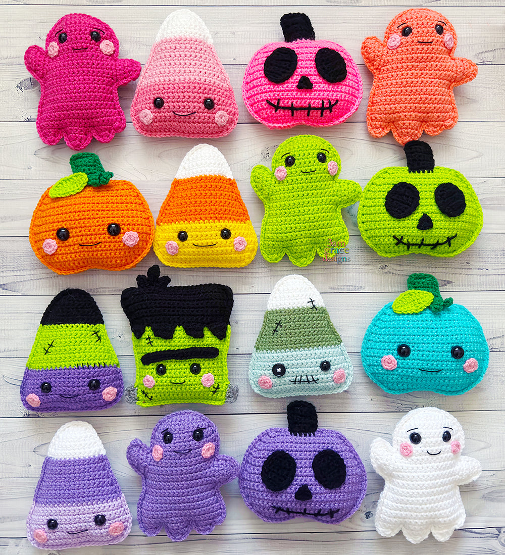 Mini Halloween Kawaii Cuddler® Crochet Pattern BUNDLE