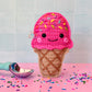 Mini Ice Cream Cone Kawaii Cuddler® Crochet Pattern