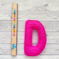 Alphabet Mini Letter D Kawaii Cuddler® Crochet Pattern