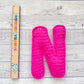 Alphabet Mini Letter N Kawaii Cuddler® Crochet Pattern