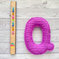 Alphabet Mini Letter Q Kawaii Cuddler® Crochet Pattern