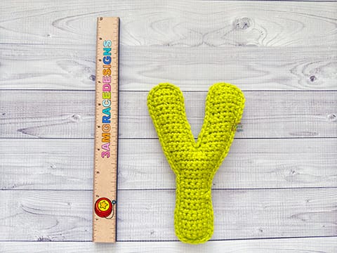 Letter Yy Pattern Alphabet Mini Letter Y Kawaii Cuddler® Crochet Pattern – 3amgracedesigns