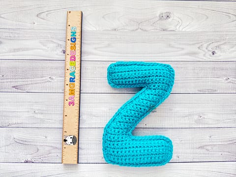 Mini Pattern Letter Alphabet Mini Letter Z Kawaii Cuddler® Crochet Pattern – 3amgracedesigns