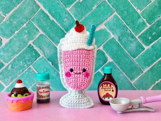 Mini Milkshake Kawaii Cuddler® Crochet Pattern