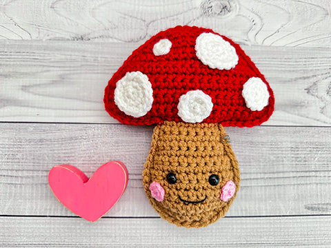 Mini Mushroom Kawaii Cuddler® Crochet Pattern