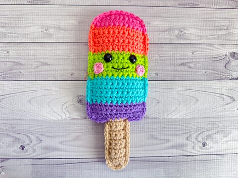 Mini Popcicle Pattern Mini Popsicle Kawaii Cuddler® Crochet Pattern – 3amgracedesigns
