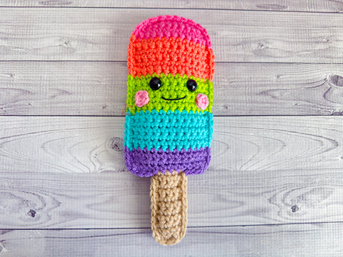 Mini Popsicle Kawaii Cuddler® Crochet Pattern