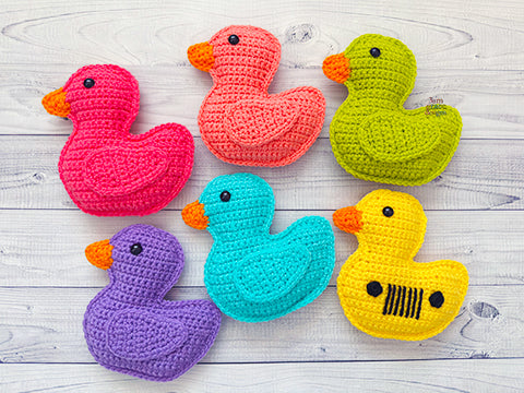 Mini Rubber Ducky Kawaii Cuddler® Crochet Pattern