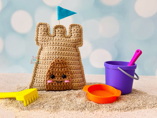 Mini Sandcastle Kawaii Cuddler® Crochet Pattern