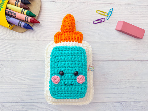 Mini School Glue Kawaii Cuddler® Crochet Pattern