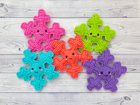 Mini Snowflake Kawaii Cuddler® Crochet Pattern