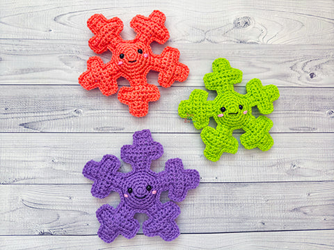 Mini Snowflake Kawaii Cuddler® Crochet Pattern