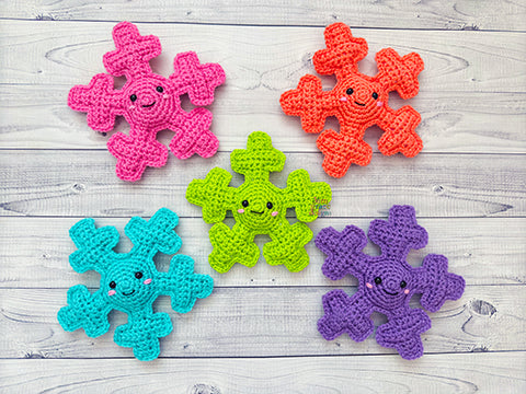 Mini Snowflake Kawaii Cuddler® Crochet Pattern