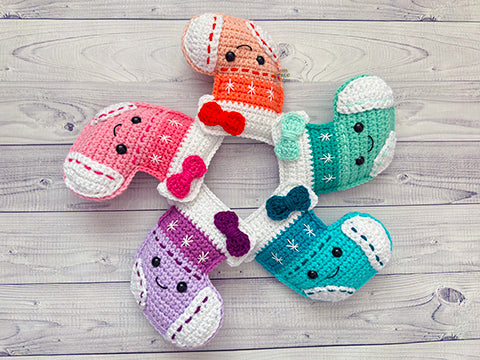 Mini Stocking Kawaii Cuddler® Crochet Pattern