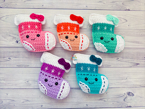 Mini Stocking Kawaii Cuddler® Crochet Pattern