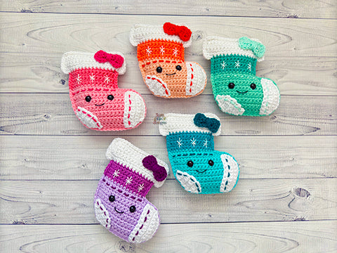 Mini Stocking Kawaii Cuddler® Crochet Pattern