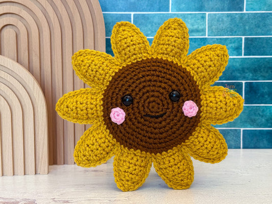Mini Sunflower Kawaii Cuddler® Crochet Pattern