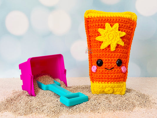 Mini Sunscreen Kawaii Cuddler® Crochet Pattern