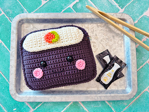 Mini Sushi Roll Kawaii Cuddler® Crochet Pattern