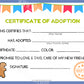 Mini T-Rex Dino Nugget Kawaii Cuddler® Adoption Certificate