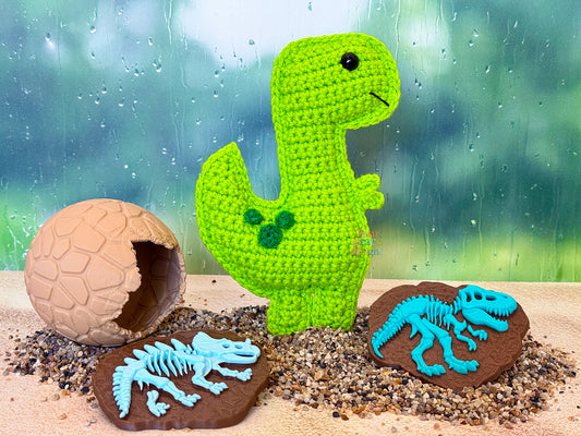 Mini T-Rex Kawaii Cuddler® Crochet Pattern