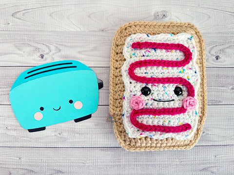 Mini Toaster Pastry Kawaii Cuddler® Crochet Pattern