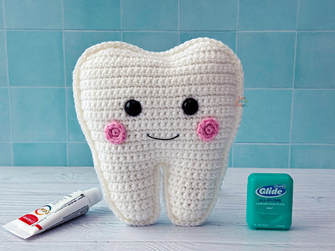 Mini Tooth Kawaii Cuddler® Crochet Pattern