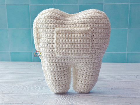 Mini Tooth Kawaii Cuddler® Crochet Pattern