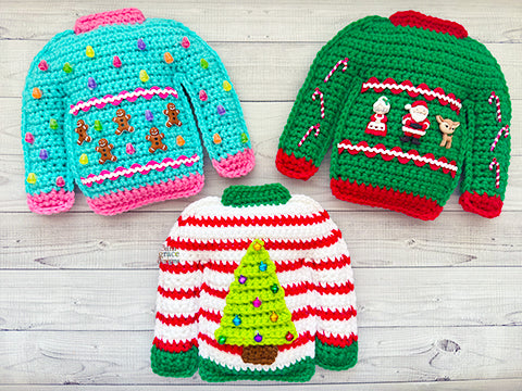 Mini Ugly Sweater Kawaii Cuddler® Crochet Pattern