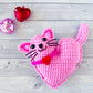 Mini Valentine Heart Cat Kawaii Cuddler® Crochet Pattern