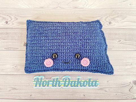 State of North Dakota Kawaii Cuddler® Crochet Pattern