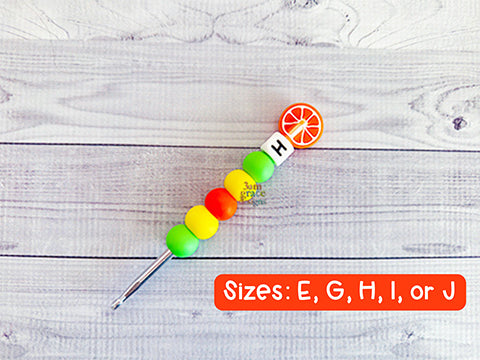 Orange Slice Crochet Hook