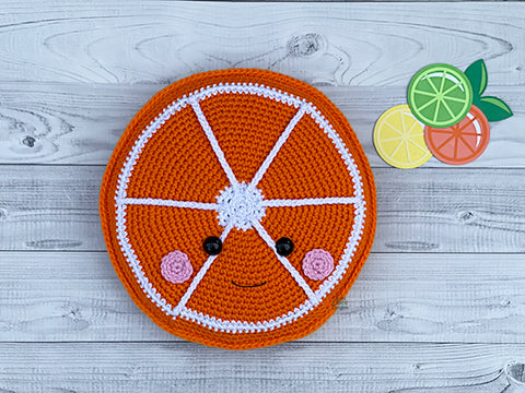 Orange Slice Kawaii Cuddler® Crochet Pattern