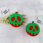 Poison Apple Macaron Clicker Fidget Keychain