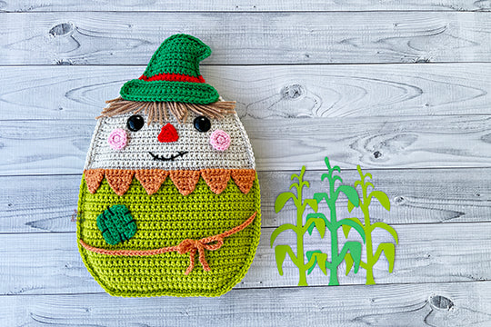 Scarecrow Squish Kawaii Cuddler® Crochet Pattern