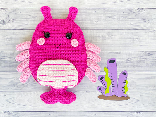 Shrimp Squish Kawaii Cuddler® Crochet Pattern