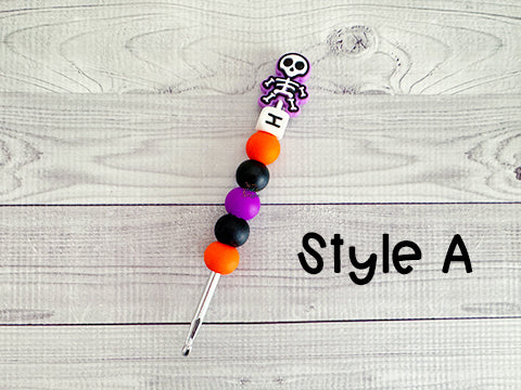 Skeleton Purple Crochet Hook