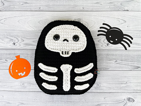 Skeleton Squish Kawaii Cuddler® Crochet Pattern