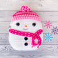 Snowman Squish Kawaii Cuddler® Crochet Pattern