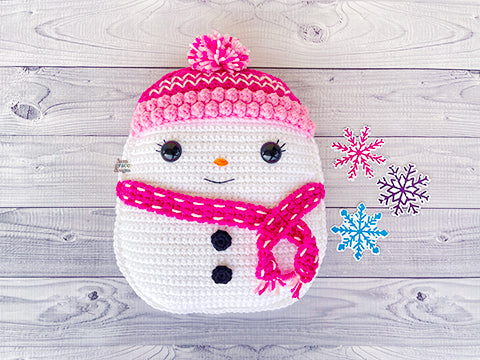 Snowman Squish Kawaii Cuddler® Crochet Pattern