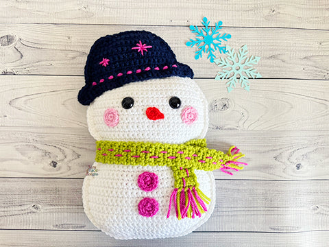Chilly The Snowman Kawaii Cuddler® Crochet Pattern
