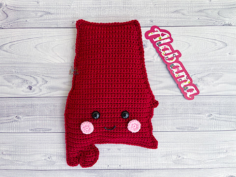 State of Alabama Kawaii Cuddler® Crochet Pattern