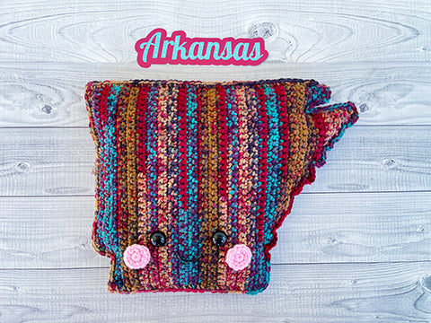 State of Arkansas Kawaii Cuddler® Crochet Pattern
