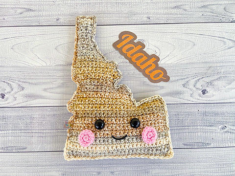 State of Idaho Kawaii Cuddler® Crochet Pattern