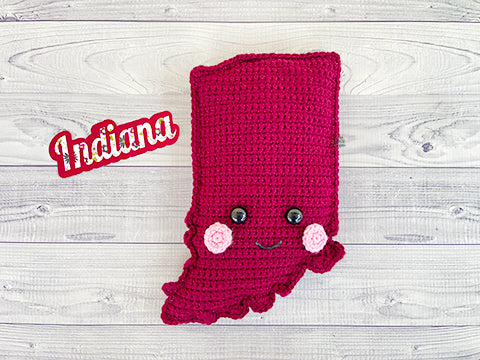 State of Indiana Kawaii Cuddler® Crochet Pattern