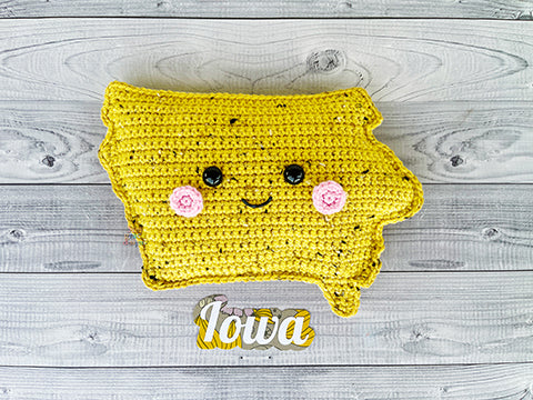 State of Iowa Kawaii Cuddler® Crochet Pattern